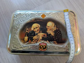 Caja Metálica galeras Trias Vintage