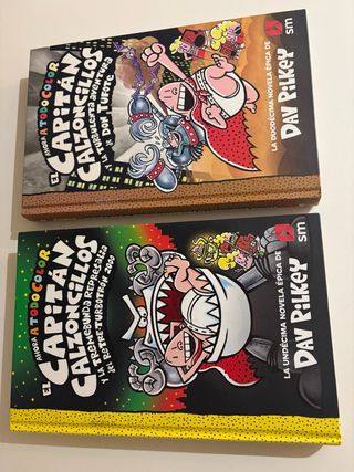 Libros del 1 al 12 Capitan Calzoncillos