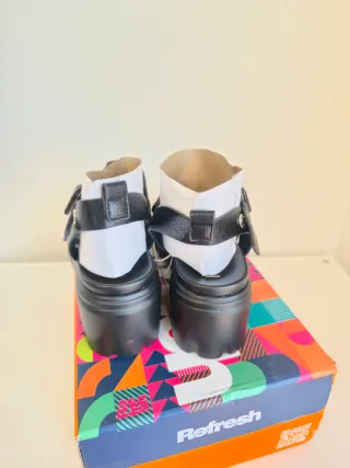 Sandalias Refresh Mujer Talla 38 Negras