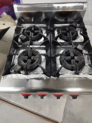 Cocina profesional 4 fuegos