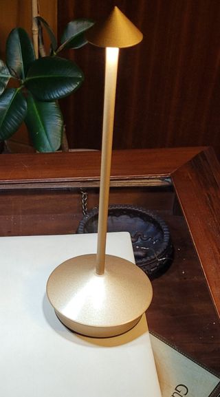 Lampada da tavolo Touch USB Oro