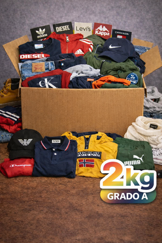 Box misto di abbigliamento firmato 2 KG