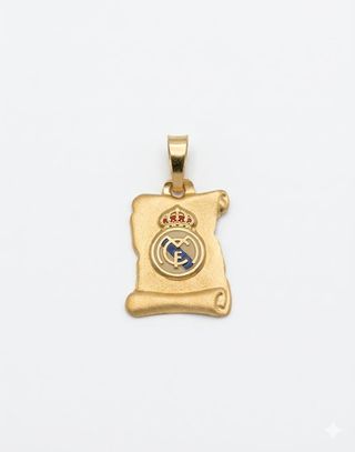 Colgante Real Madrid Pergamino 18K