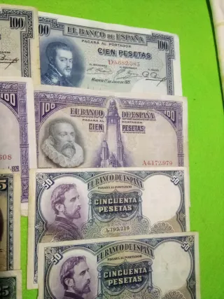 9 Billetes El Banco de España