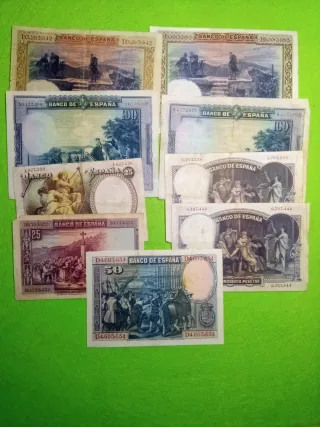 9 Billetes El Banco de España