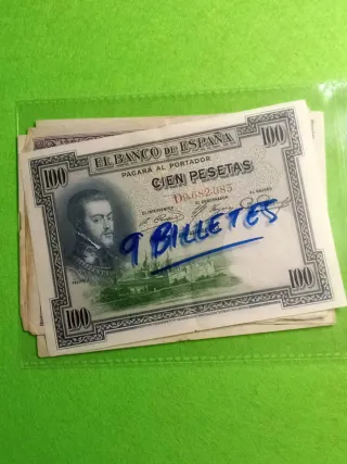 9 Billetes El Banco de España