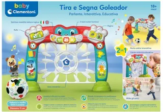Clementoni Baby Portería de fútbol Interactiva