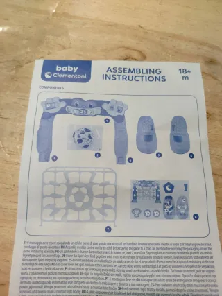 Clementoni Baby Portería de fútbol Interactiva