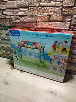 Clementoni Baby Portería de fútbol Interactiva