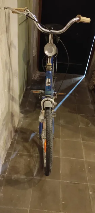 Bicicleta Clásica Azul