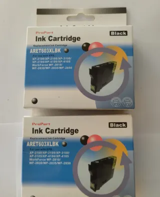 2 Cartucce ProPart T603XLBK Nero