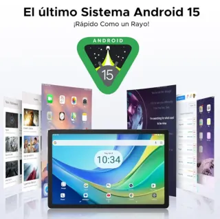 DOOGEE Tab G6+ 32GB+256GB Android 15 Negro