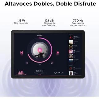 DOOGEE Tab G6+ 32GB+256GB Android 15 Negro