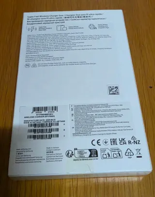 Cargador Inalámbrico Dúo Samsung 15W Precintado