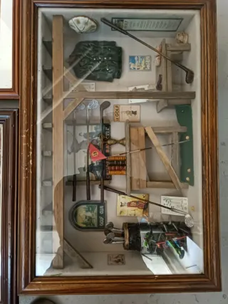 Cuadros de madera y cristal en 3D