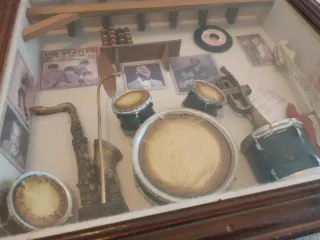 Cuadros de madera y cristal en 3D
