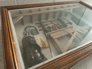 Cuadros de madera y cristal en 3D