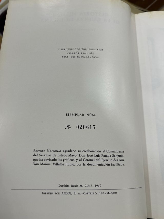 Historia militar de la guerra de España - 3 tomos