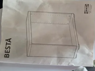 Mueble bajo TV 3 módulos Ikea blanco