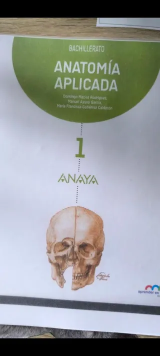 Libro de bachillerato de Anatomia