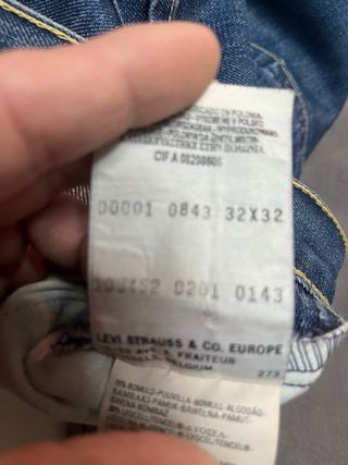 Pantalones Vaqueros Levi's 501 Azules