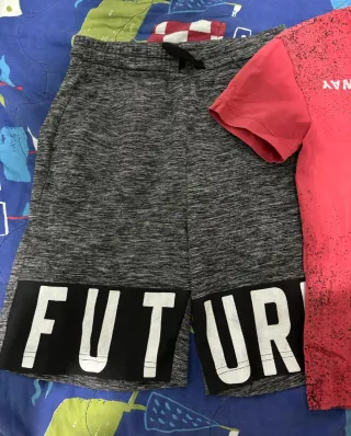 Conjunto Benetton camiseta y pantalón corto