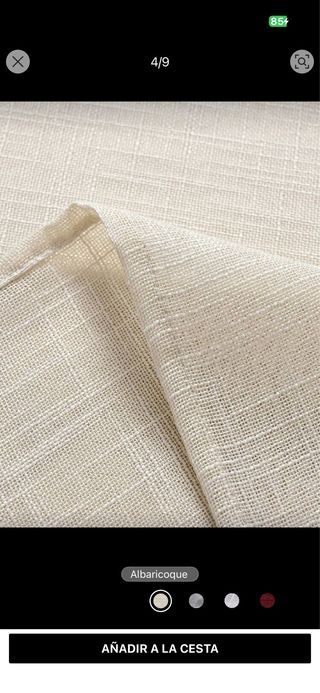 Cortinas Beige Lino