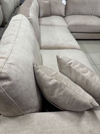 Sofá Rinconera Beige Tela muy Confotable