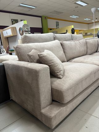 Sofá Rinconera Beige Tela muy Confotable