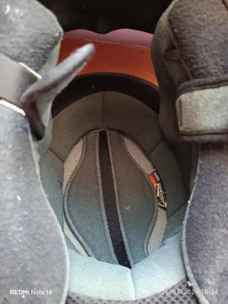 Casco Moto MT Helmets Azul y Blanco