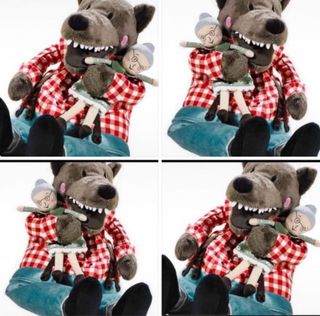 Peluches Caperucita Roja: Lobo y Abuela IKEA