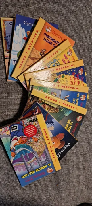 Pack 9 libros Geronimo Stilton