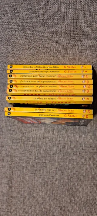 Pack 9 libros Geronimo Stilton
