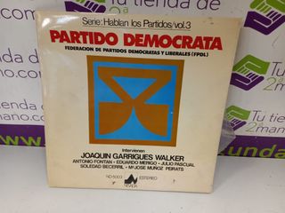 VINILO PARTIDO DEMOCRATA