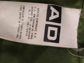 Chaqueta Piel Adolfo Dominguez Vintage Verde