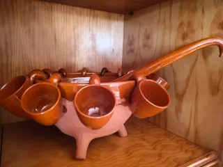 Cazuela de Queimada con 12 Vasos