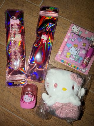 Box Hello Kitty Accessori Rosa