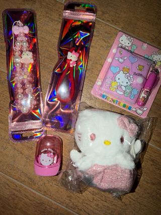 Box Hello Kitty Accessori Rosa