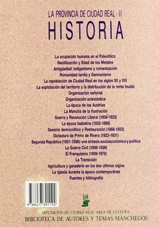 La Provincia de Ciudad Real Historia