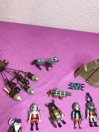 Lote Playmobil Caballeros Lobo