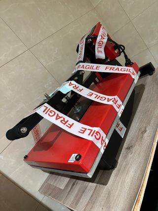 Prensa térmica roja