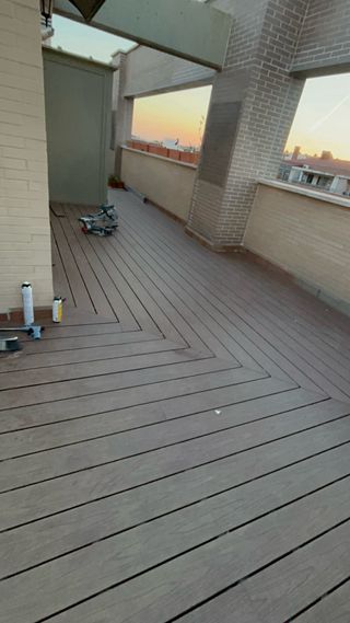 Instalación de tarima exterior