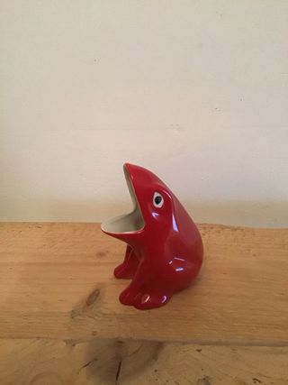 Rana palillero vintage roja