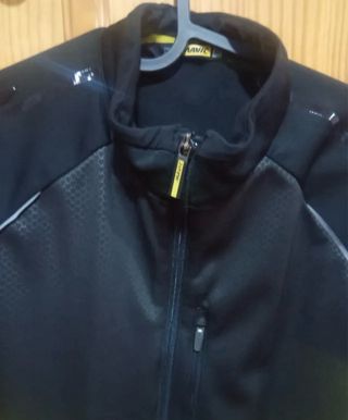 Chaqueta Mavic Ciclismo Negra y Amarilla talla M