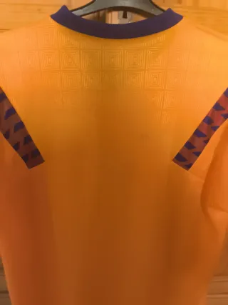 Camiseta FC Barcelona Naranja 1992 Wembley