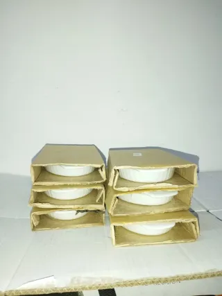 6 Pirofile Monoporzione Porcellana Blu