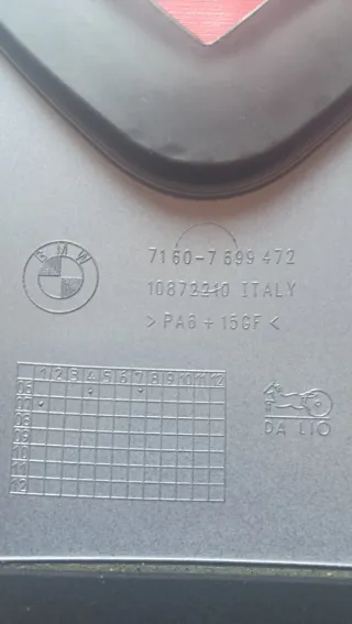 Colín de asiento BMW F800 R, S, ST, GT. Sin uso.