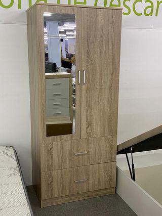 Armario nuevo con 2 puertas y espejo