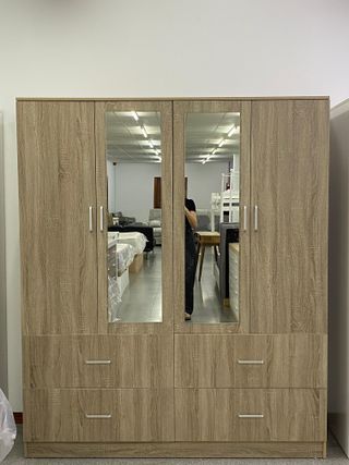 Armario 4 puertas con espejos barato!