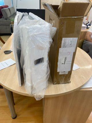 Extractor de humos negro digital sin usar